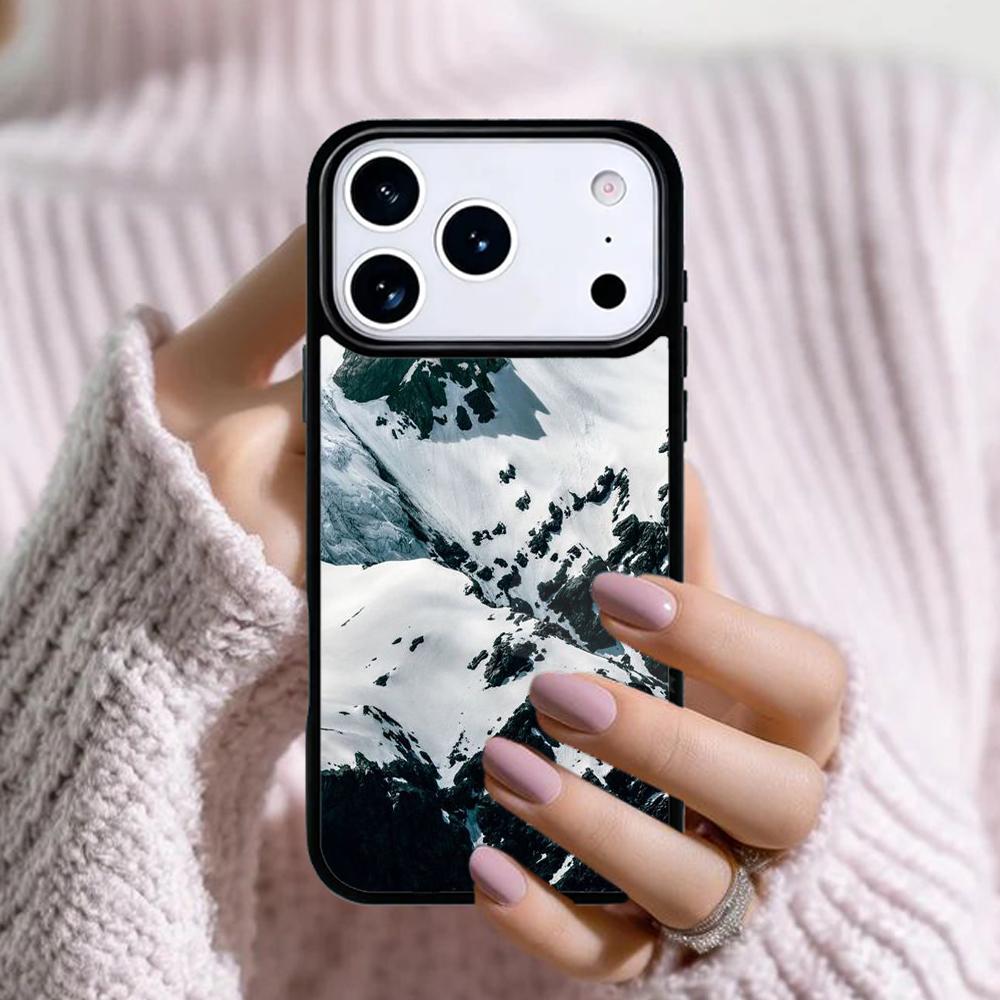 Schneeige Winterberg Handyhülle Für Apple iPhone 17 Air 16E 15 14 Plus 13 12 11 Pro Max Mini Funda Cover