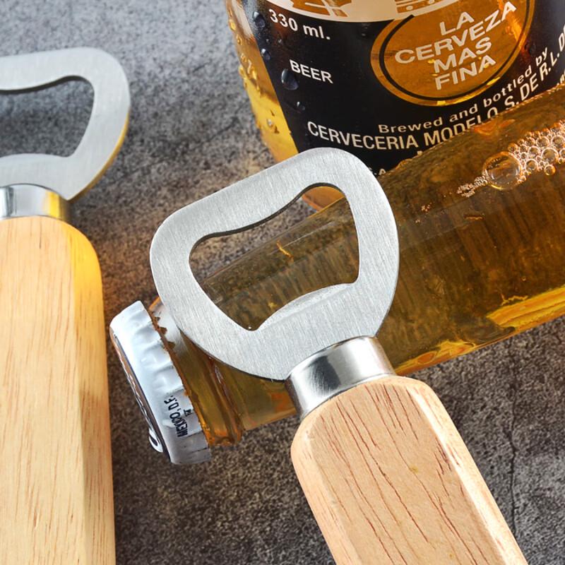 Wooden Handle Bottle Opener 3-Pack