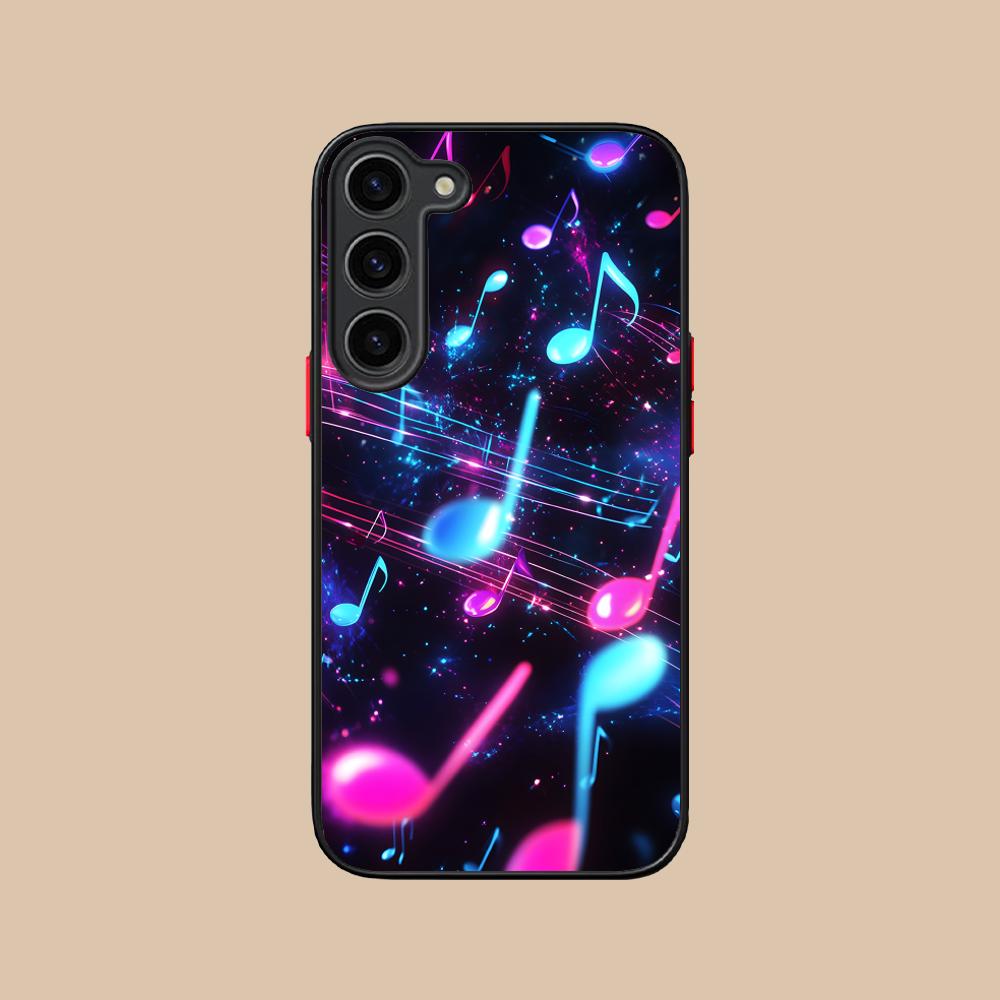 

Musical Note Staff Mobile Phone Case for Samsung Galaxy S25 S24 S23 S22 S21 Plus FE Ultra Colorful Silicone Cover Pretty Luxury Galaxy S25