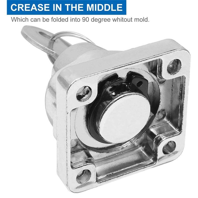 

BHBL Keyed Hasp Latch Lock Twist Knob Keyed Locking Hasp for Small Doors Drawer Cabinets and Plated Hasp Lock with Keys China Mainland