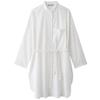 Fashion Style 2024 Autumn New Women's Clothing Texture Oversized Shirt White Dress 8177323
