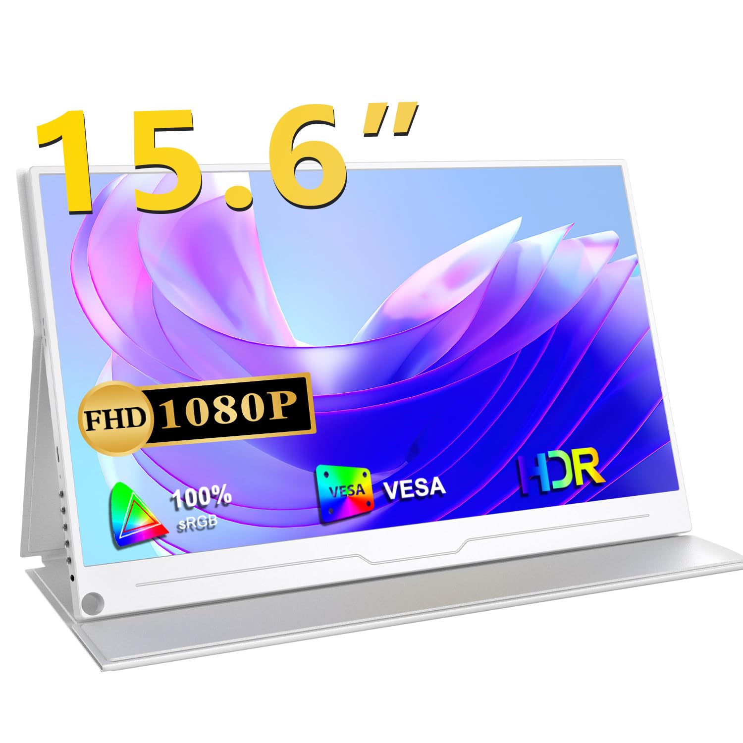 

Mobile Monitor Inch UPERFECT Mobile Display Wide Color Gamut HDR Gaming Monitor Portable Monitor IPS LCD Panel Blue Cut Thin Lightweight Portable Pen білий