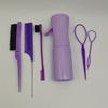 Hairdressing Set Six-piece Set Hairpin Hair Puller Portable Brush Highlight Dyeing Pointed Tail Comb Continuous Spray Bottle Set