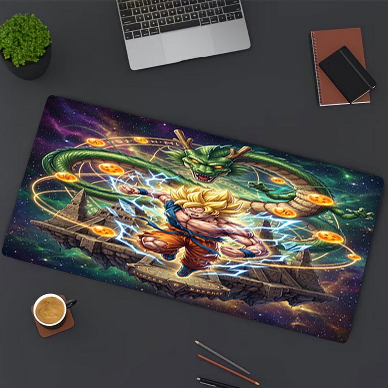Dragon Ball Print Mouse Pad, for Keyboard Pad Laptop PC Mat for Office Home Use, Desk Decor, Perfect Birthday Gift for Gamers