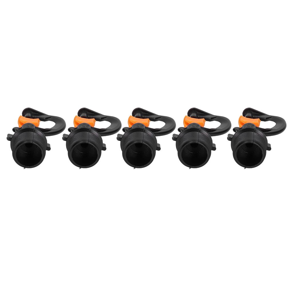 5PCS G1 2 Male Thread Rotating Sprinkler Head Misting Nozzle for Garden Irrigation Accessories