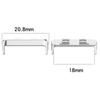 2 szt. Metalowy złączka Do huawei band 11/11 pro Akcesoria smartwatch Adapter do bransoletki ze stali nierdzewnej huawei smart band 11 NFC