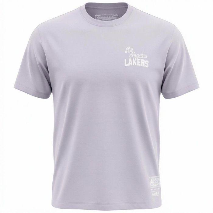 Shirt - MITCHELL & NESS - ELITE NEUTRALS Los Angeles Lakers - Baggy Fit - 100% Cotton - Printed Jock Tag