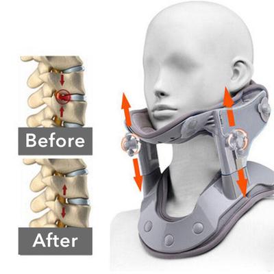 Cervical Traction Device Adjustable Ergonomic Heat Treatment Electric Comfortable Pain Relief Portable