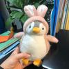 20cm Penguin Plush Toy Lovely Cross-dressing Penguin Dinosaur Rabbit Toy Room Decor Stuffed Animal Plush Doll Toy Kids Girls Gift