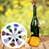 Zinklegering Fles Champagnekurken Wijnstop Premium Kwaliteit Creatieve Kristal Verschillende Kleuren Decoratief Cadeau Huis