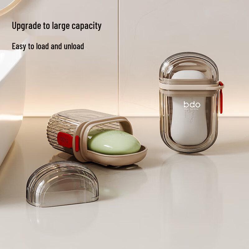 LIEI Portable Draining Travel Soap Box