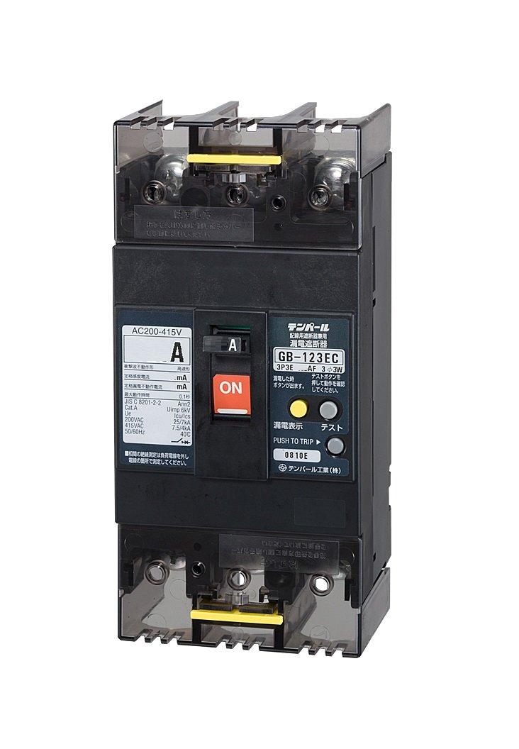 

Tempear Industrial E Series Економічний ПЗВ з захистом від перевантаження, 125A, 30kW, -30mA, Поверхневий монтаж, 123EC12304