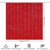 Red White Polka Dot Shower Curtain Waterproof Bath Decor Customizable Size Modern Bathroom Accessories For Home Decoration