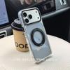 Simple and Advanced Two-color Ice Crystal 111 Bracket for iPhone11ProMax Mobile Phone Case Apple 11/11 Protection