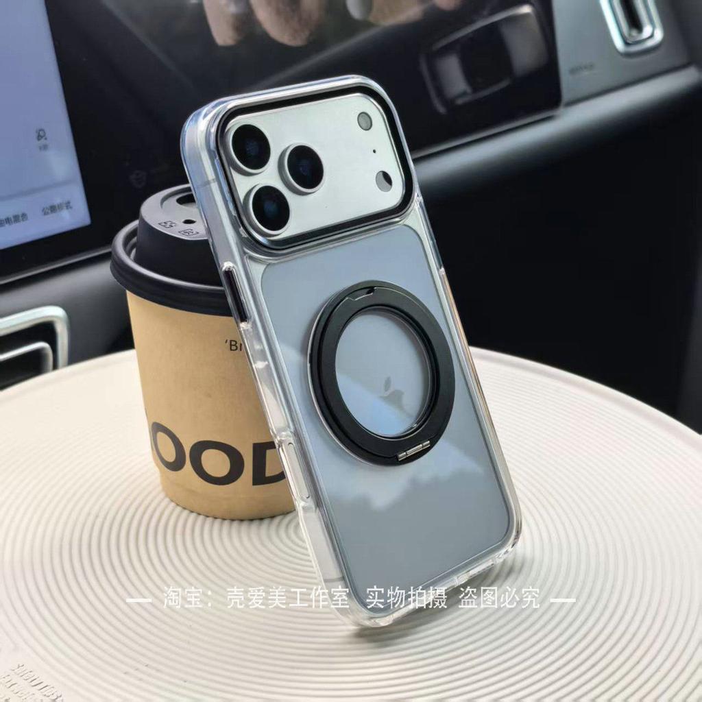 Simple and Advanced Two-color Ice Crystal 111 Bracket for iPhone11ProMax Mobile Phone Case Apple 11/11 Protection