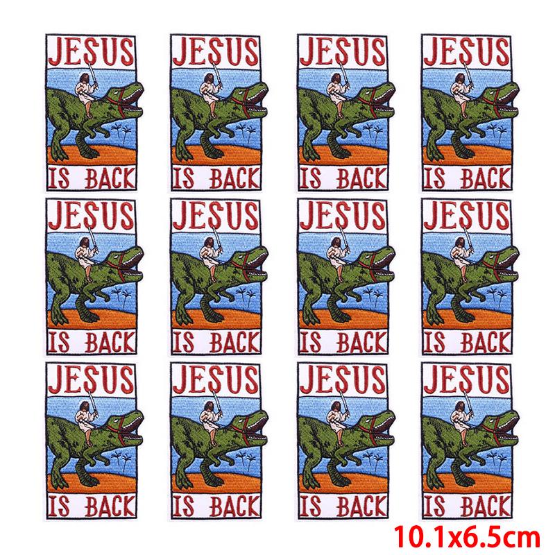 10 Pcs/lot Wholesale Embroidery Patch Iron On Patches For Clothing Patches On Clothes Jackets Decor Applique Sew Supplies