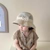 Adjustable Baby Bucket Hat Quick Drying Kids Sun Protection Cap Cute Children Fisherman Cap  Summer