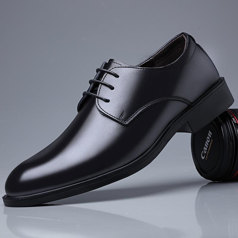 Business Leather Shoes Men's High-end Sense New Men's Dress Leather Shoes Baita Single Shoes Security General Leather Shoes