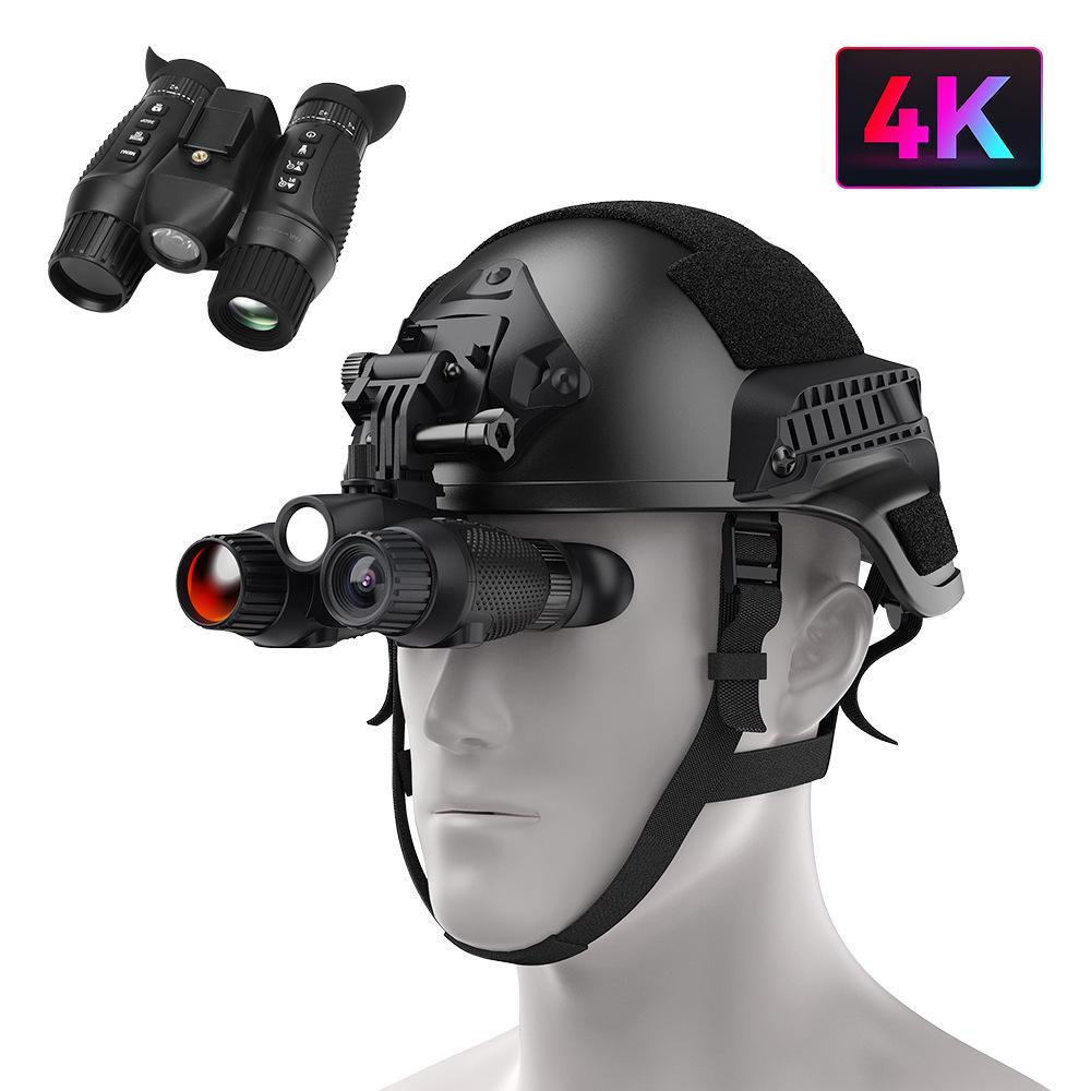 Binocolo Digitale HD con Visione Notturna 3D Montato sulla Testa e Fotocamera per Telescopio