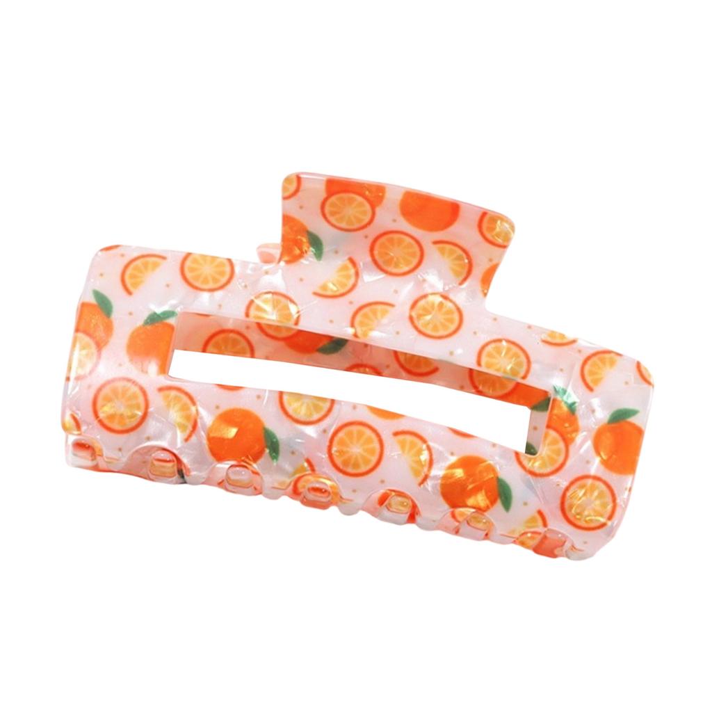 Cute Lemon Shaped Hair Clip For Women Lightweight PVC Hair Accessories Perfect For Parties Travel And Everyday Wear