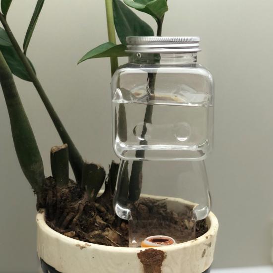 Self Watering Spike Robot Design Plant Watering Bulb with Terracotta Spike Automatic Watering Spike for Houseplants Vacation Irrigation