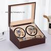 Luxury Leather Watch Winder & Storage Box for 4+6 Automatic Mechanical Watches, In Stock