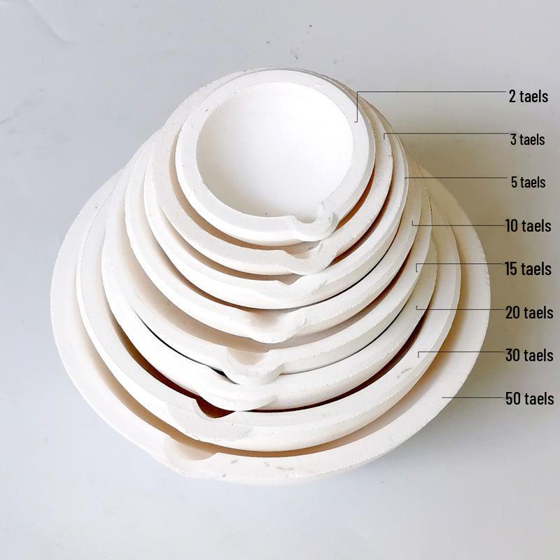 Quartz Crucible for Melting Gold, Silver, and Platinum - Jewelry Equipment and Gold Beating Tool