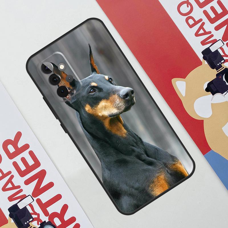 Dachshund Doberman Dog Case For Samsung Galaxy A53 A16 A26 A36 A56 A55 A35 A15 A52 A32 A12 A33 A13 A14 A34 A54 A17