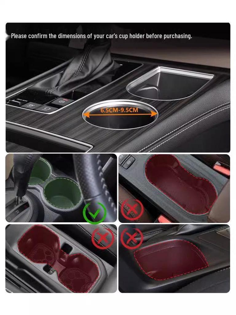 Vassoio Portabicchieri per Auto per Bevande e Snack - Tavolino Espandibile