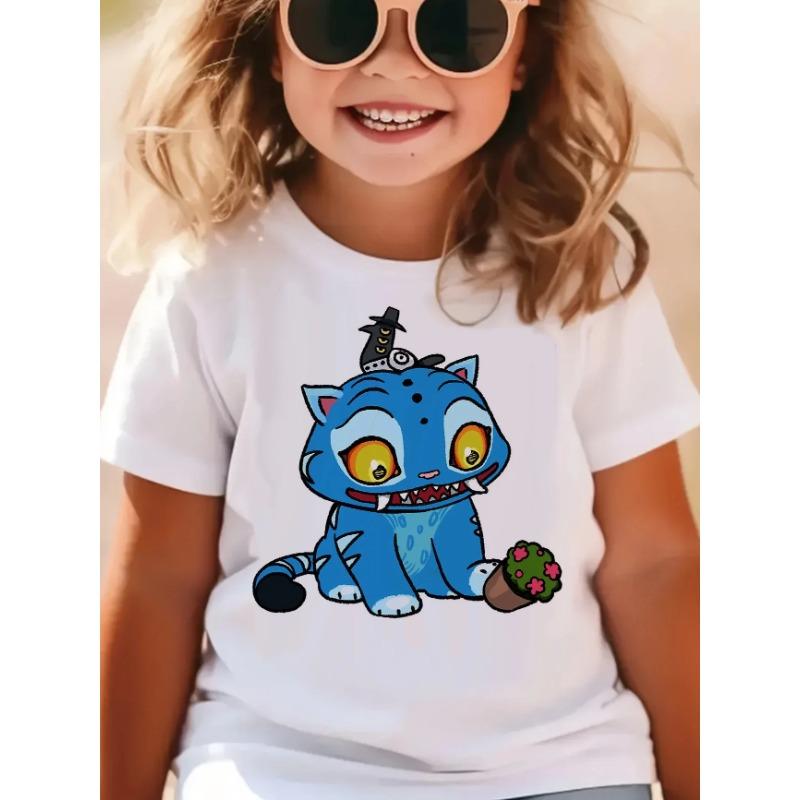 Huntrix Kpop Demon Hunters T-Shirt for Boys Girls Cotton Fans Gift Summer Crew Neck Short Sleeve Tees Fashion Kids T-shirt
