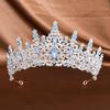 Diadema Corona Nuziale con Strass per Abito da Sera e Servizi Fotografici