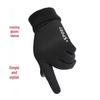 Korean Velvet Windproof Running and Cycling Gloves for Men & Women - Warm Autumn/Winter Outdoor Fitness & Mountaineering Protection