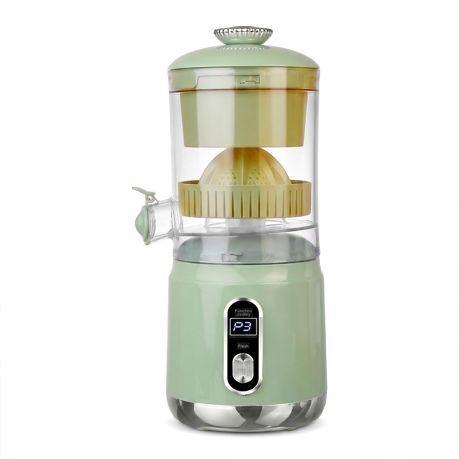 Electric Citrus Juicer USB Rechargeable Orange Squeezer Automatic Small Juicer Machine for Lemon Lime Grapefruit Pomegranate