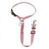 Reflective Pet Car Seat Belt Adjustable Dog Harness Leash Dog BackSeat Safety Belt  Pet Outdoor