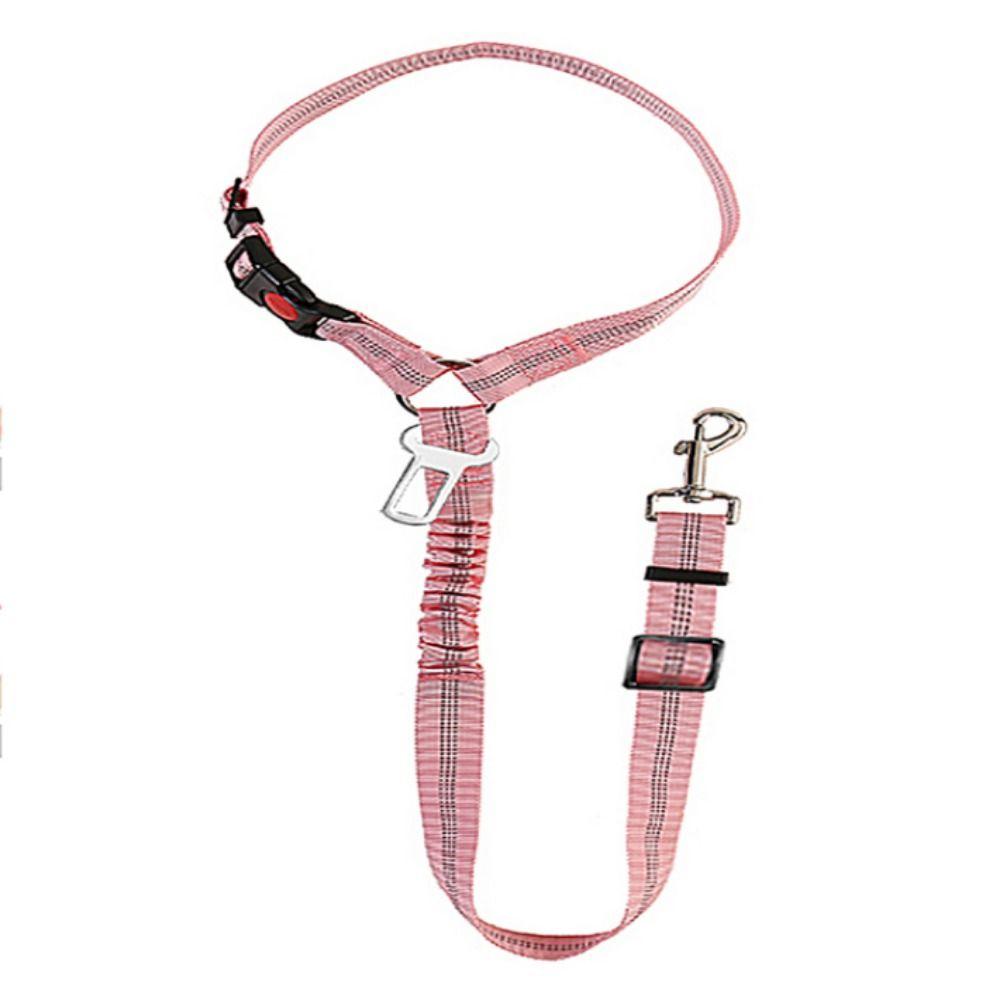 Reflective Pet Car Seat Belt Adjustable Dog Harness Leash Dog BackSeat Safety Belt  Pet Outdoor