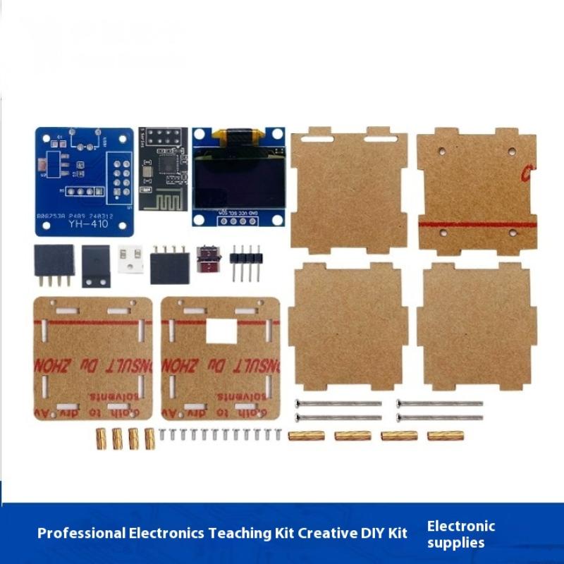 

1 Набір Wifi Цифровий Годинник Esp8266 Міні Погодний Годинник DIY Набір для Пайки Електронна Багатофункціональна Погодна Станція A1