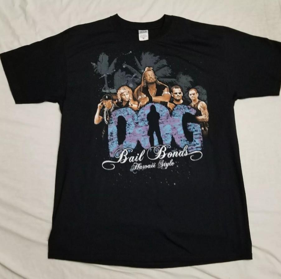 Винтажная черная унисекс футболка Dog the Bounty Hunter, все размеры S-5XL XXL