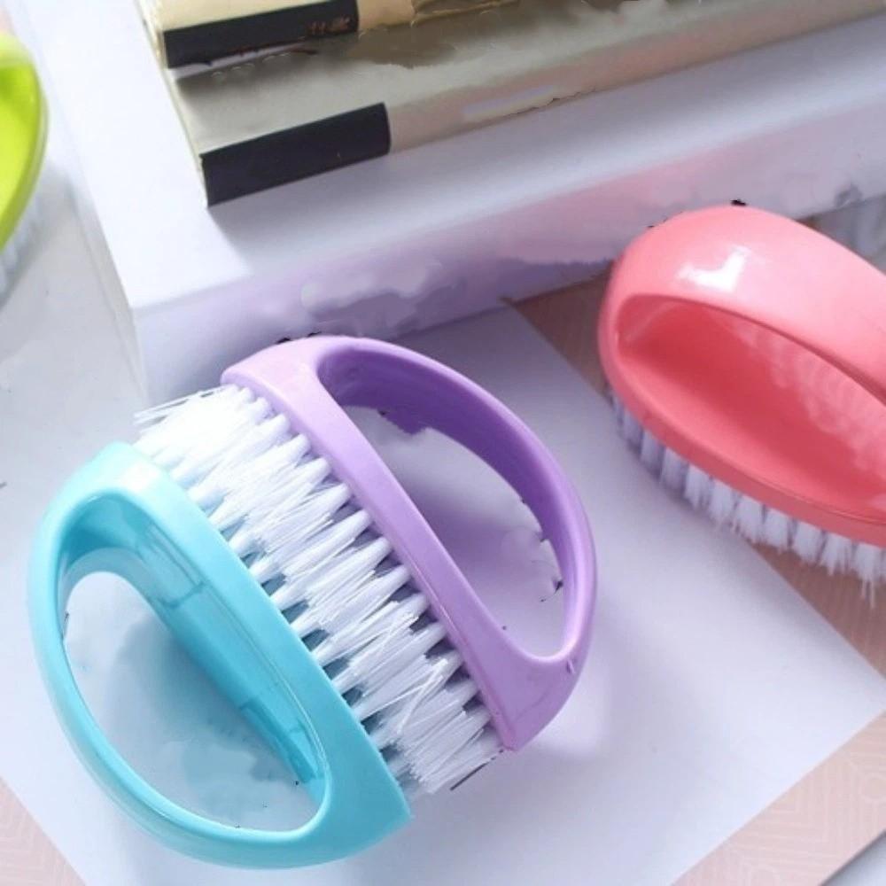 2PCS/SET Tile Brush Plastic Cleaning Brush Mini Multi-Functional Bathtub Brush Portable Shoe Brush Bathroom
