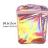 Laser Rainbow Self Sealing Bag Reusable Sealed Zipper Lock Packaging Bag Earrings Necklaces Hair Accessories Wrapping Pouch Product Storage Sack