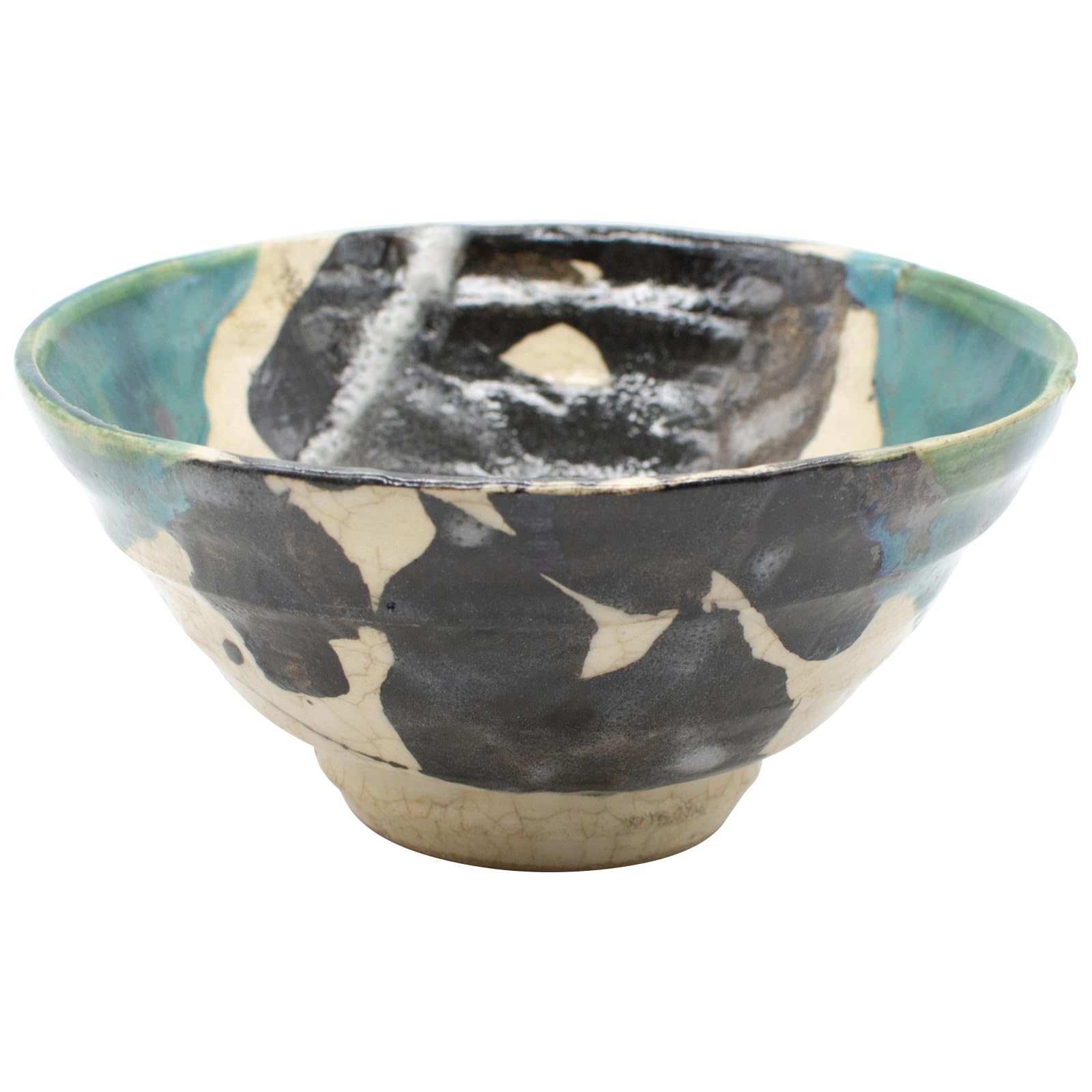 

Керамика Сэто рисовый чай диаметр 12 х высота старый Орибэ в подарке сделано в Сандзи Госан чаша, чаша, прибл. 6см, (подарочная коробка), Япония, 139-0001 зелёный