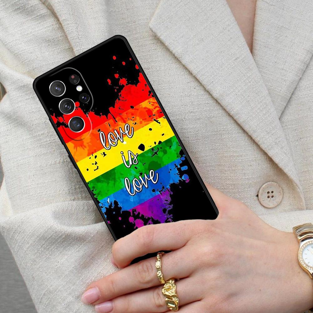 Gay Pride Flag LGBT Cell Phone Case for Samsung Galaxy S26 Ultra S25 S24 S23 S22 S21 S20 Note10 Cover
