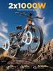 PULUMA PE86 Electric Bicycle 26*3.0 Fat Tire 48V20AH Battery 2000W Motor 50KM/H Torque Sensor Electric Bike Throttle Ebike VTT
