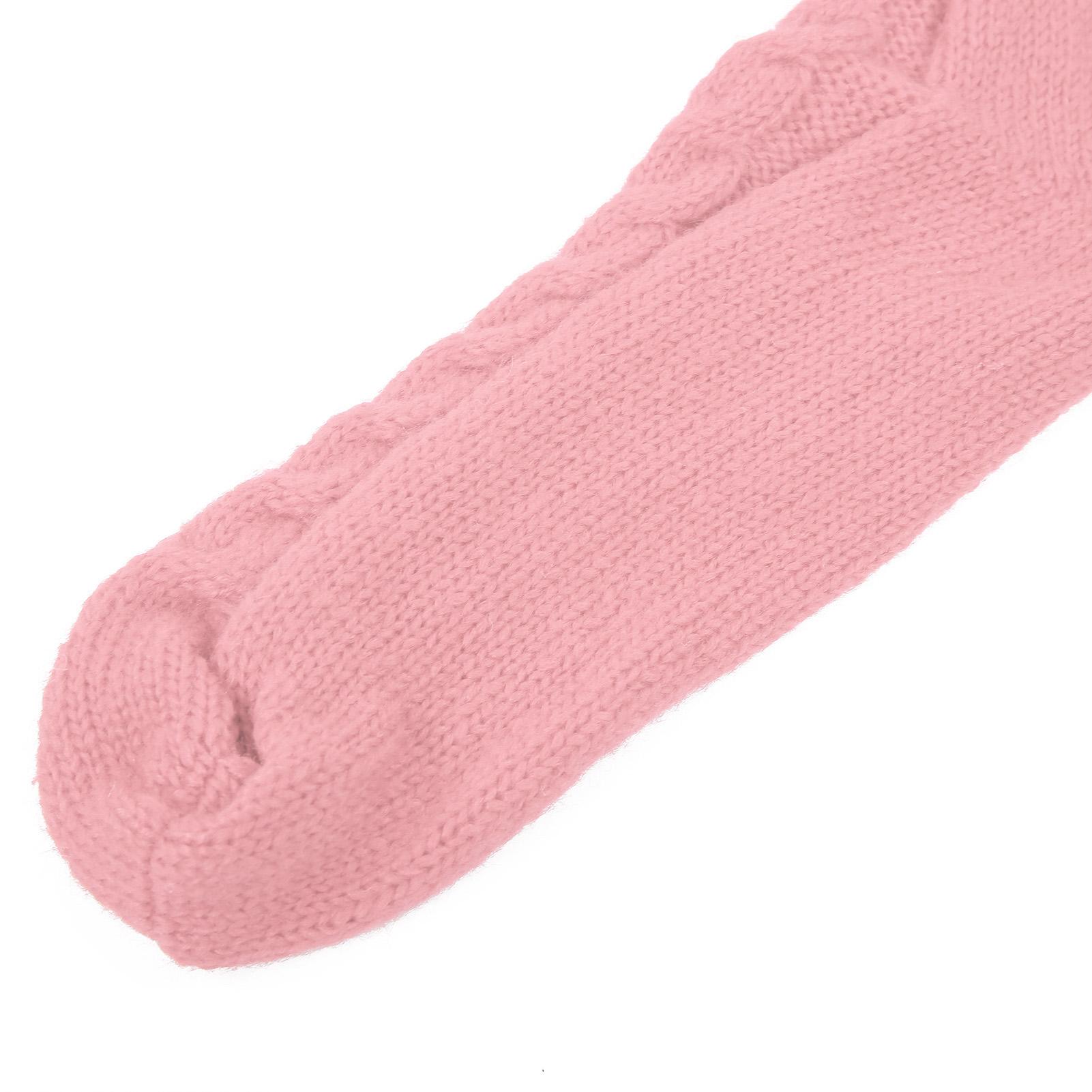 Cable Knit Warm Leg Tube Warmers Stockings Winter Leg Tube Thigh High Boot Socks