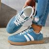 Damen Freizeit Deutsche Trainer Sneaker - Schnürung Weiche Sohle Bequeme Schuhe