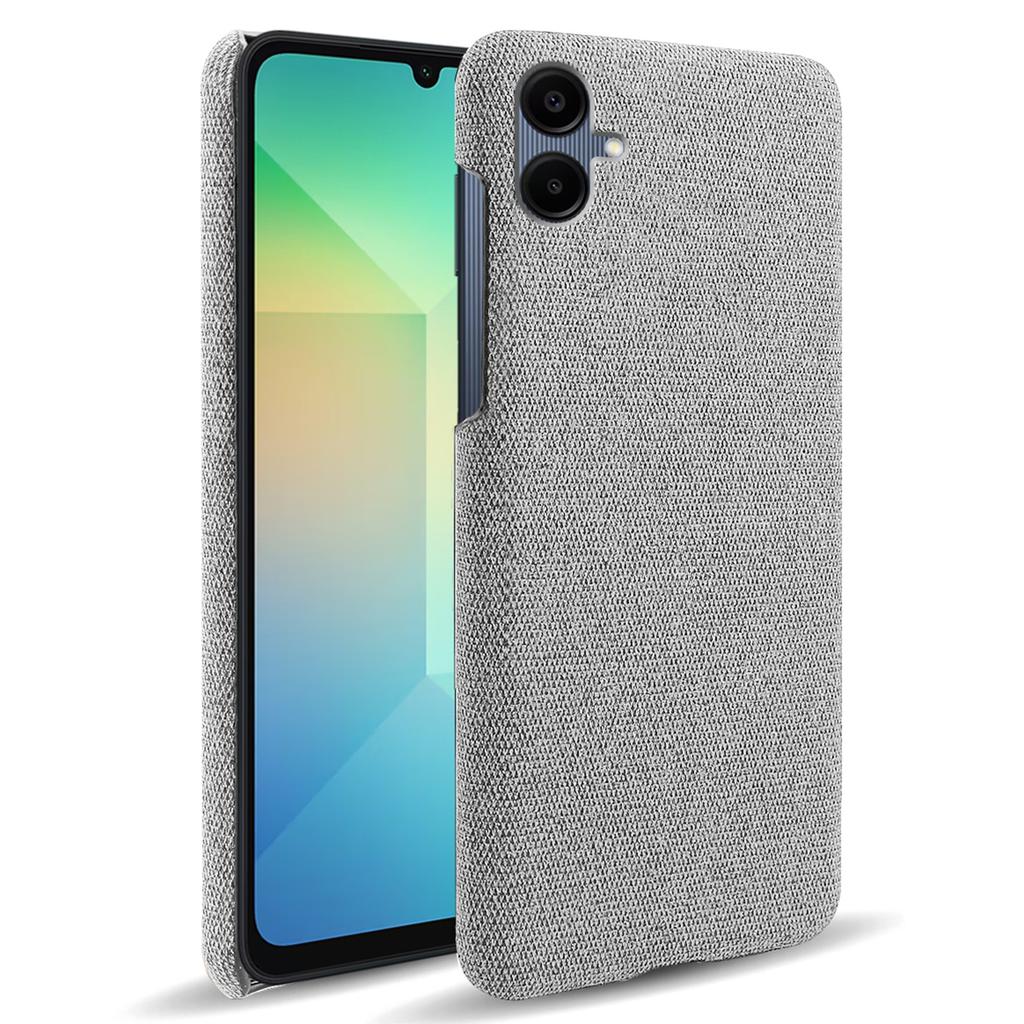 For Samsung Galaxy A06 4G Case Cloth Texture Anti-Scratch Protective PC Phone Cover