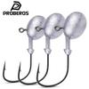 Nude Color Lead Head Root Fishing Hooks: Micro Anti-Shedding, 3.5g/5g/7g, Drop Shot Rig, Soft Bait Lure