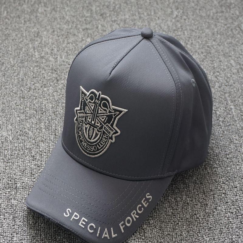 Embroidered Mesh High-Top Adjustable Baseball Cap