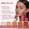 Smooche Color Changing Foundation Self-Adjusting Shade High Covers Imperfections Long-Lasting Makeup Retention Korean Cosmetics
