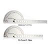 Precision Stainless Steel Angle Measuring Protractor 90X150 90X200 Angle Ruler for Architects and Woodworkers