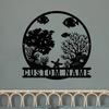 Metal Fish Coral Reef Wall Art Hanging Home Aquarium Decor